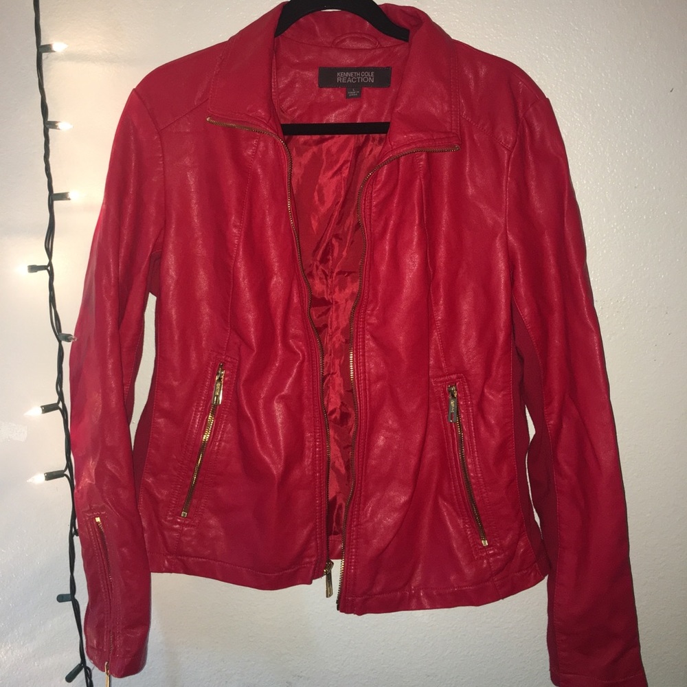 Kenneth Cole reaction red jacket